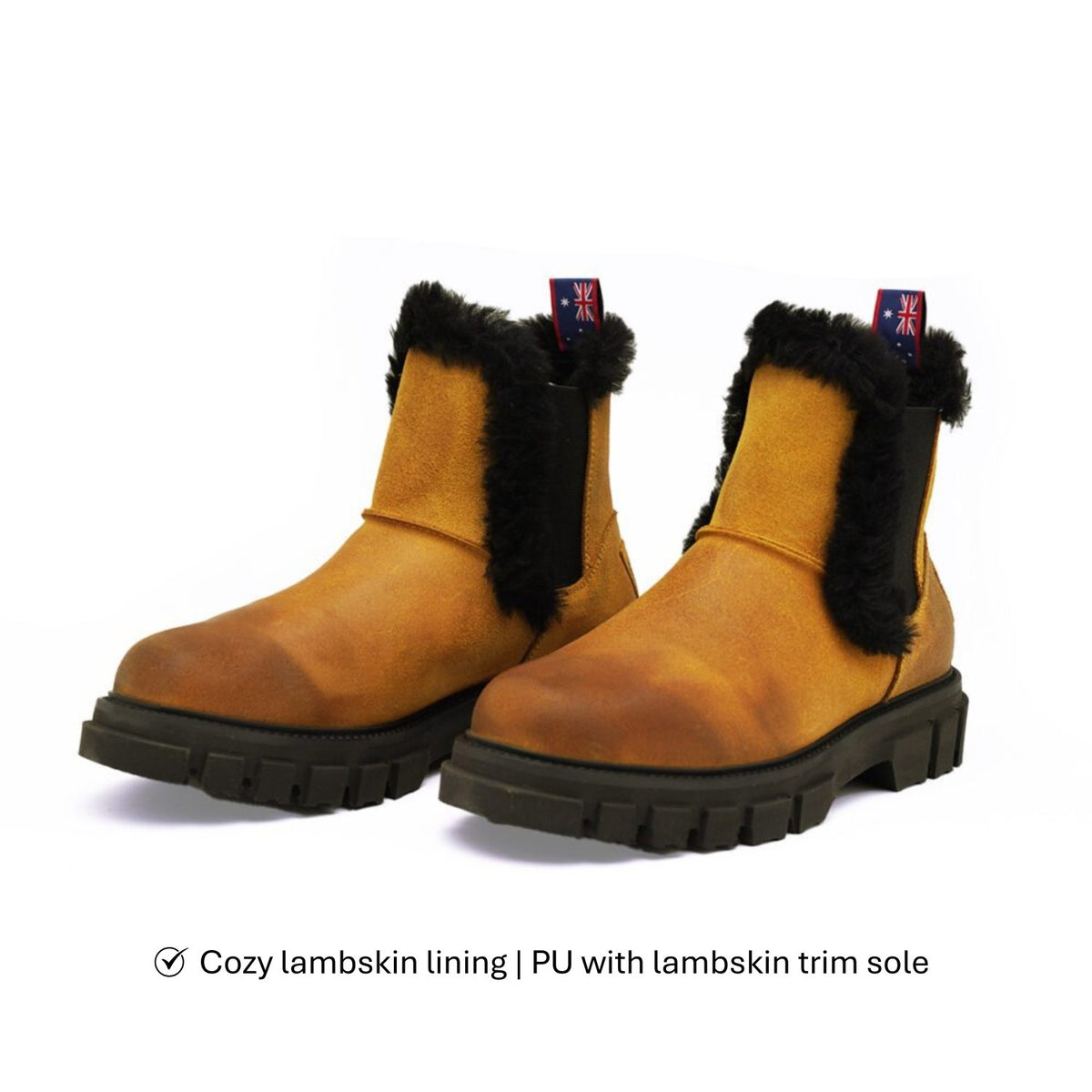 MOLLY RAW mustard | black