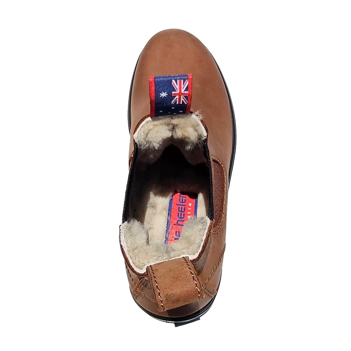 BRISBANE cognac sheepskin