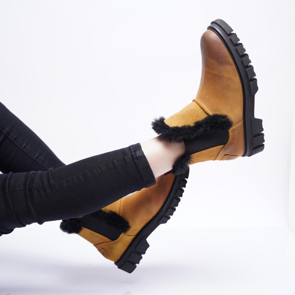 MOLLY RAW mustard black
