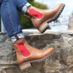PASH cognac red