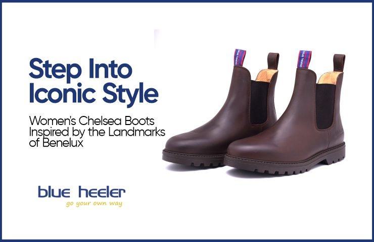Women's brown Chelsea boots with elastic side panels and rugged soles, displayed in a front-side pair view on white background.