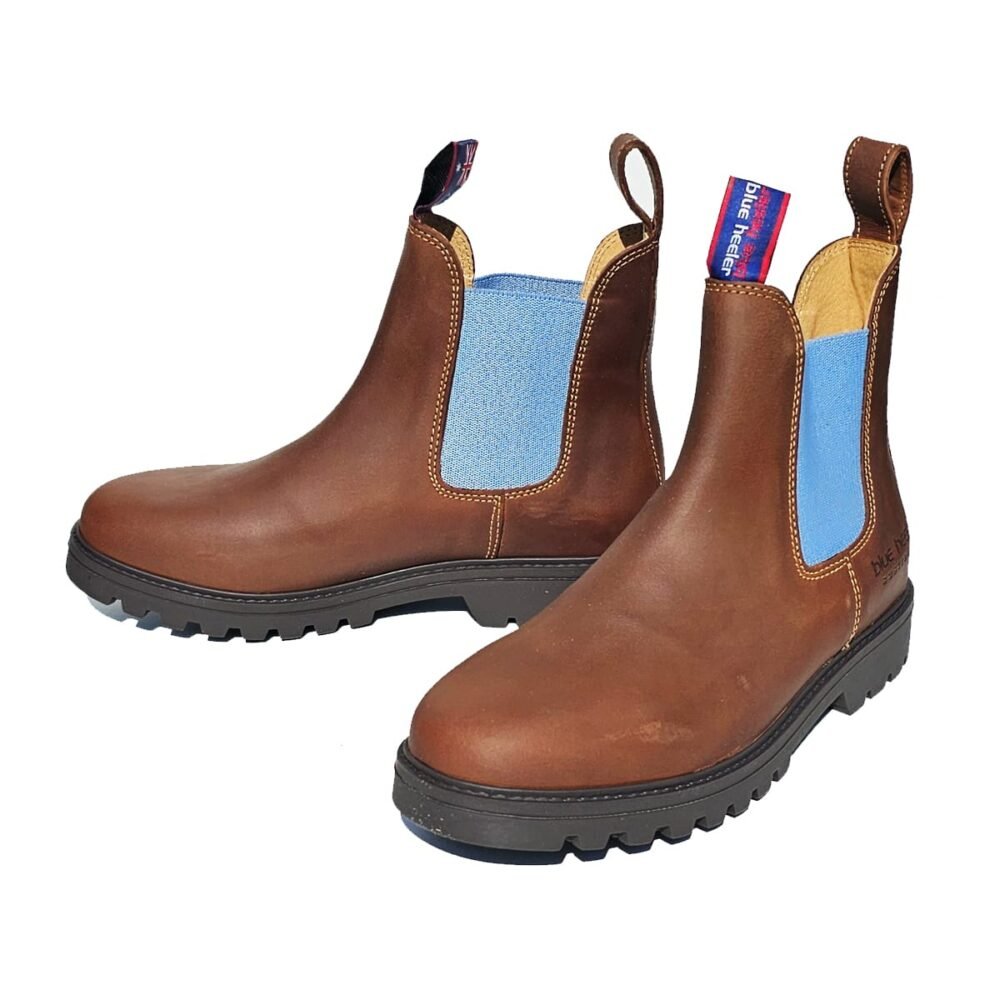 Sydney Cognac Light Blue