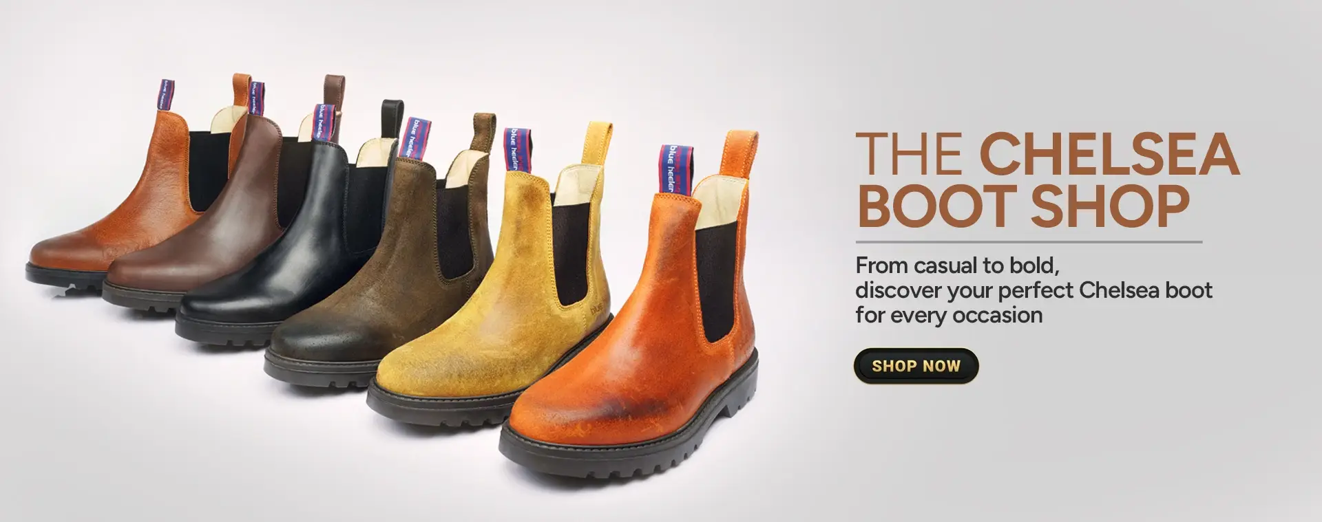 banner 16 - Blue Heeler Handmade Leather Chelsea Boot